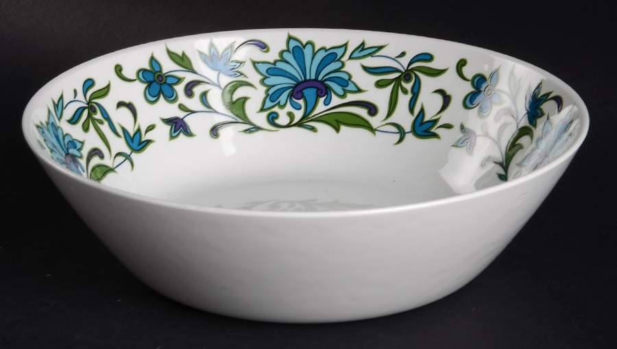 Spanish Garden (Rim) 8" Round Vegetable Bowl by W R Midwinter Ltd-1