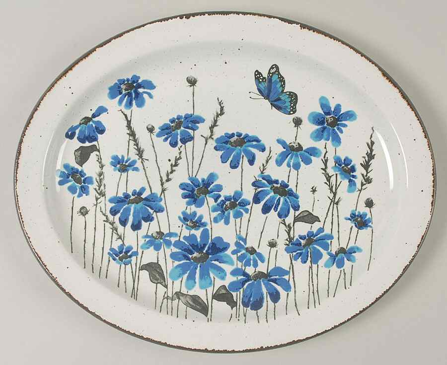 Spring 12" Oval Serving Platter by W R Midwinter Ltd-1