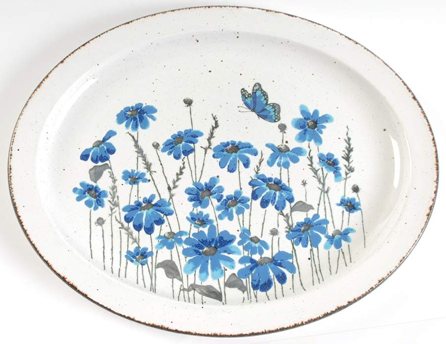 Spring 13" Oval Serving Platter by W R Midwinter Ltd-1