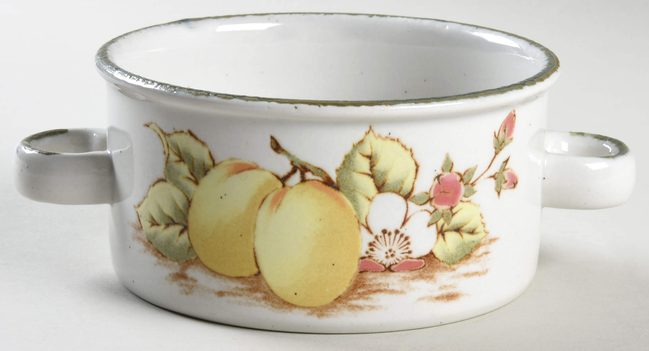 Still Life Flat Cream Soup Bowl by W R Midwinter Ltd-1