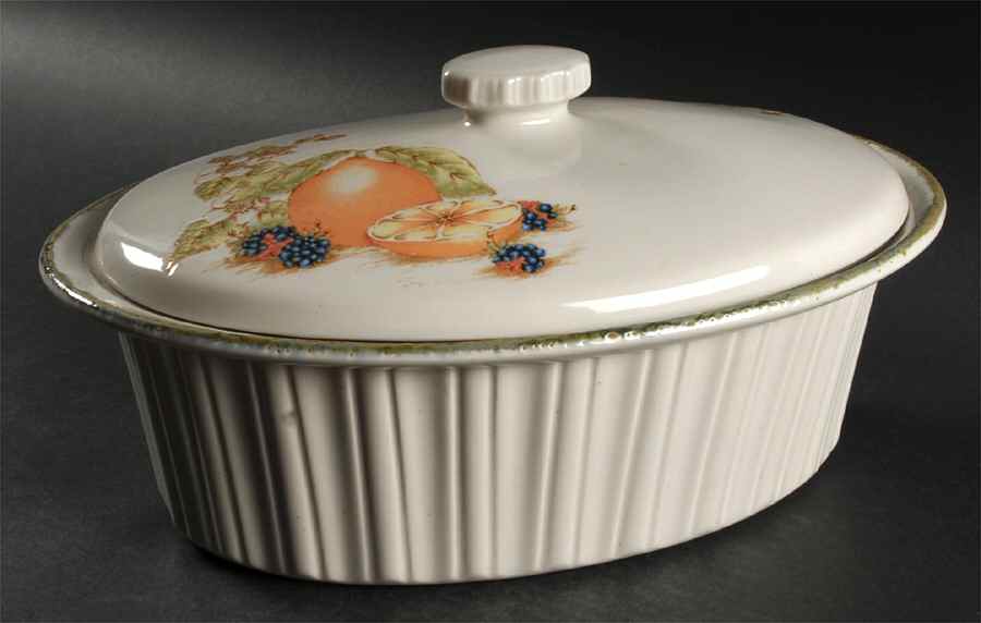 Still Life 3.5 Quart Oval Casserole Covered by W R Midwinter Ltd-1