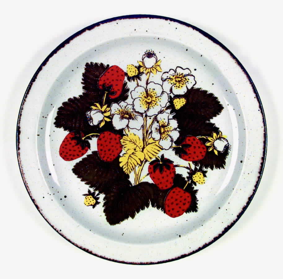 Strawberry Dinner Plate by W R Midwinter Ltd-1