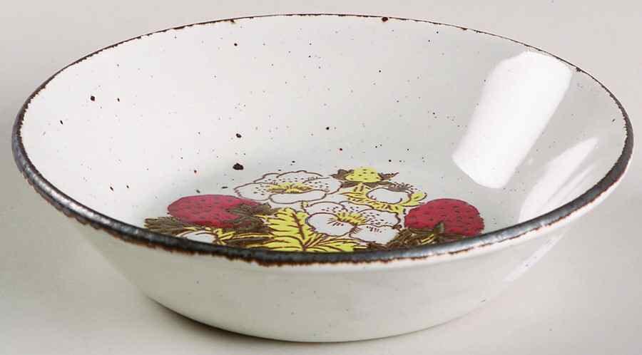 Strawberry Fruit/Dessert (Sauce) Bowl by W R Midwinter Ltd-1