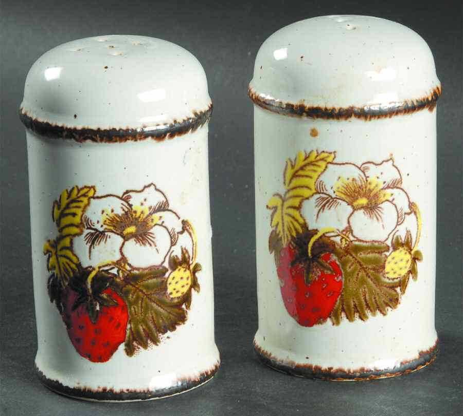 Strawberry Salt & Pepper Set by W R Midwinter Ltd-1