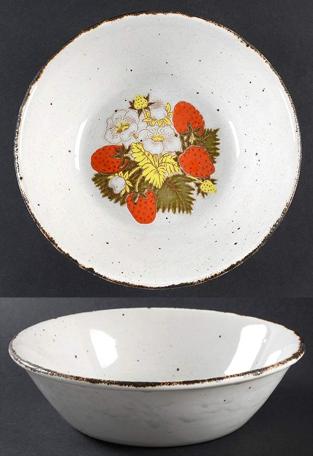 Strawberry 8" Round Vegetable Bowl by W R Midwinter Ltd-1
