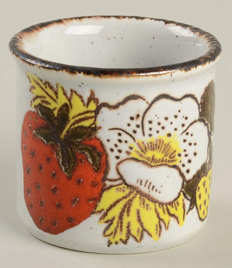 Strawberry Single Egg Cup by W R Midwinter Ltd-1