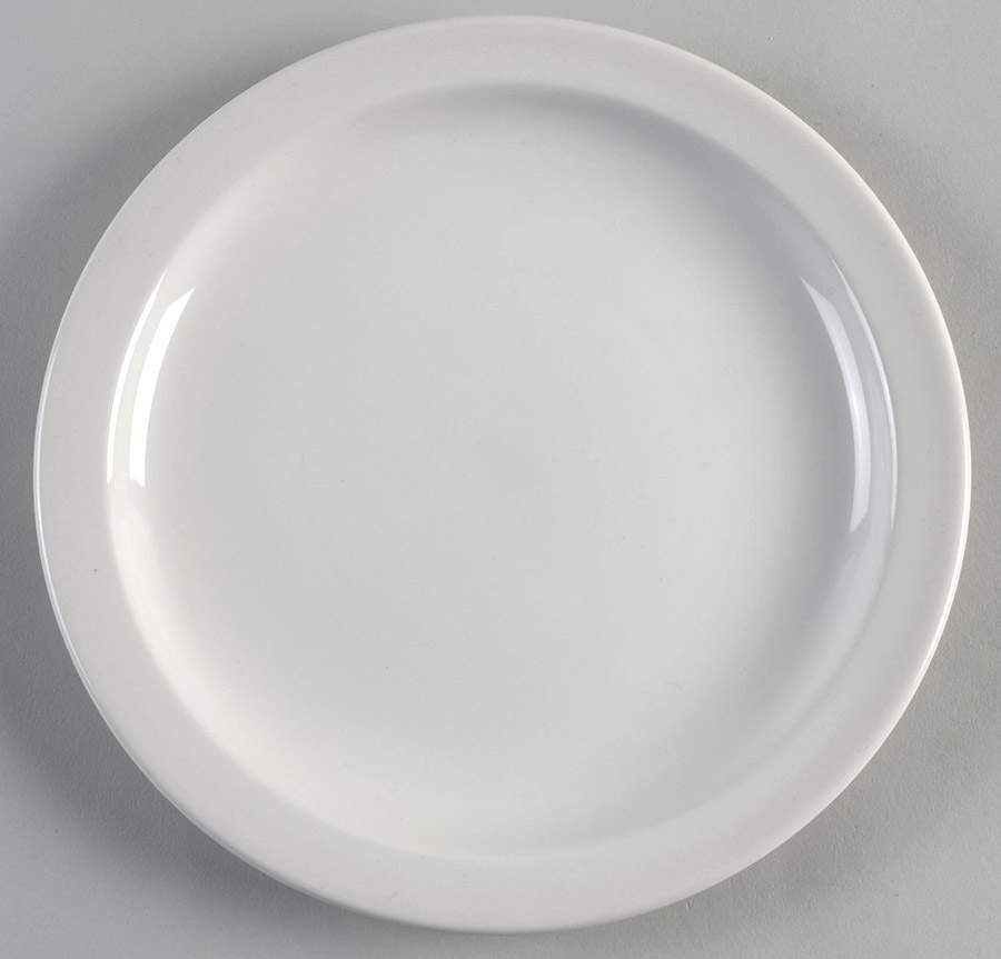Stonehenge White Salad Plate by W R Midwinter Ltd-1