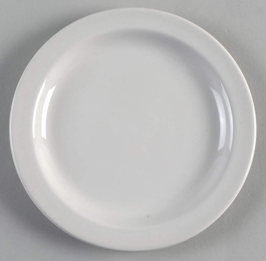 Stonehenge White Bread & Butter Plate by W R Midwinter Ltd-1