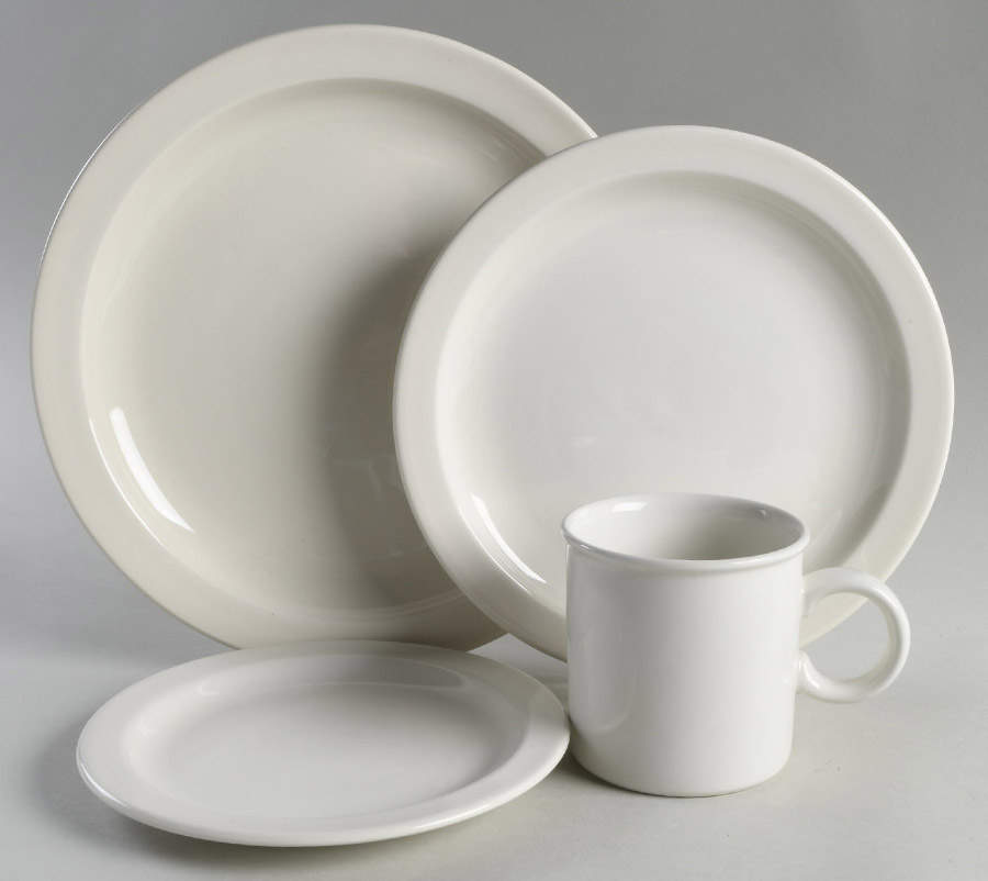 Stonehenge White 4 Piece Place Setting by W R Midwinter Ltd-1