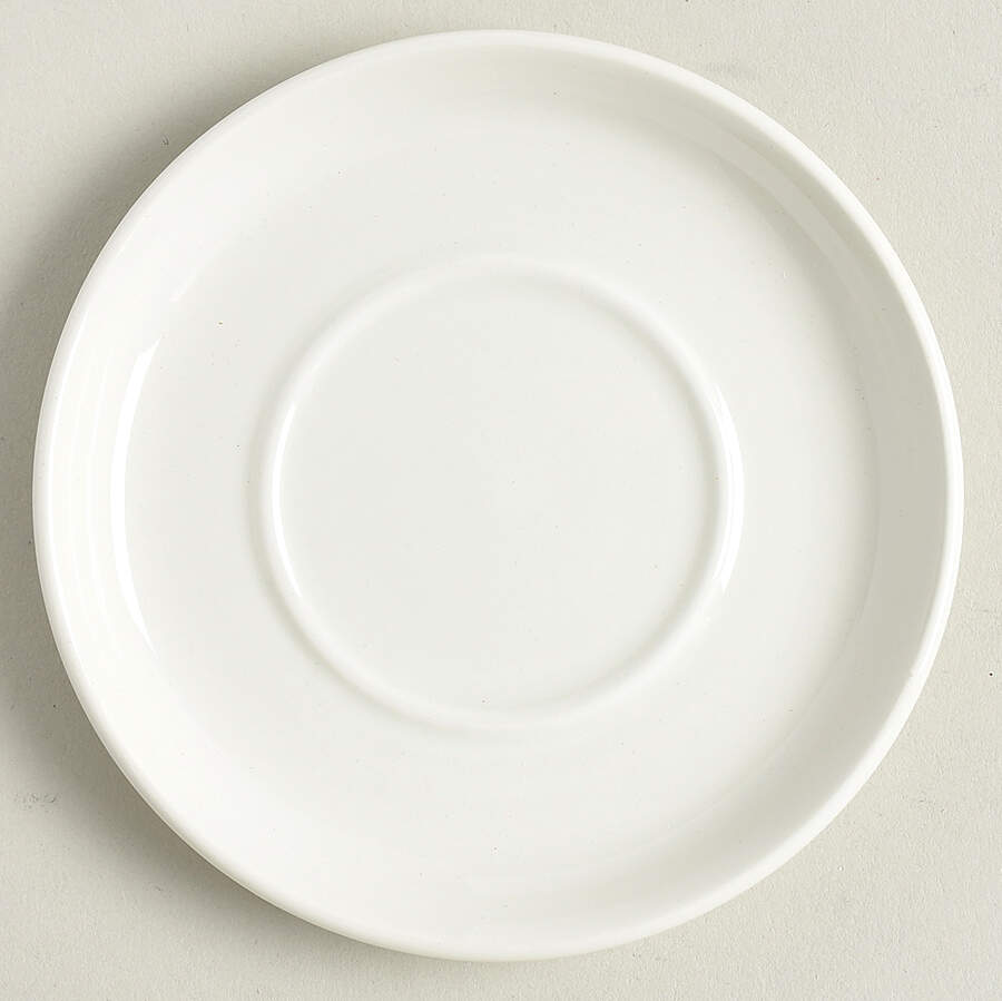 Stonehenge White Saucer for Demitasse Cup by W R Midwinter Ltd-1