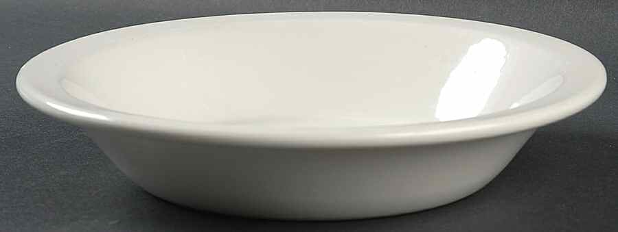 Stonehenge White Rim Soup Bowl by W R Midwinter Ltd-1