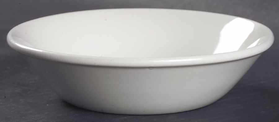 Stonehenge White Fruit/Dessert (Sauce) Bowl by W R Midwinter Ltd-1
