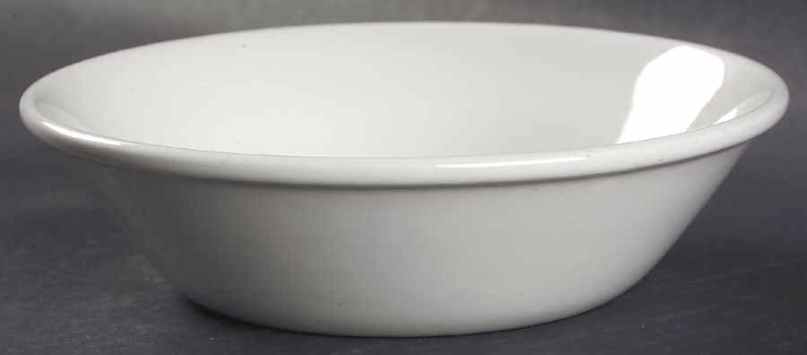 Stonehenge White Coupe Cereal Bowl by W R Midwinter Ltd-1