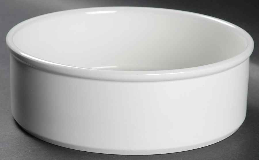 Stonehenge White 8" Round Vegetable Bowl by W R Midwinter Ltd-1