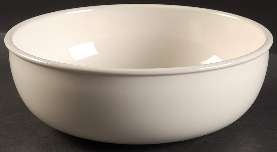 Stonehenge White 9" Salad Serving Bowl by W R Midwinter Ltd-1