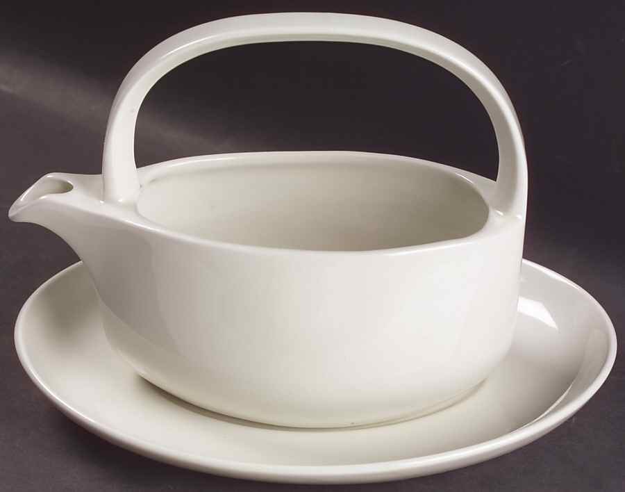 Style Gravy Boat & Underplate by W R Midwinter Ltd-1