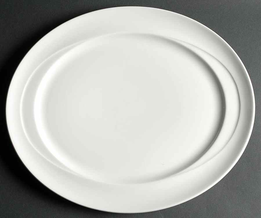 Style 14" Oval Serving Platter by W R Midwinter Ltd-1