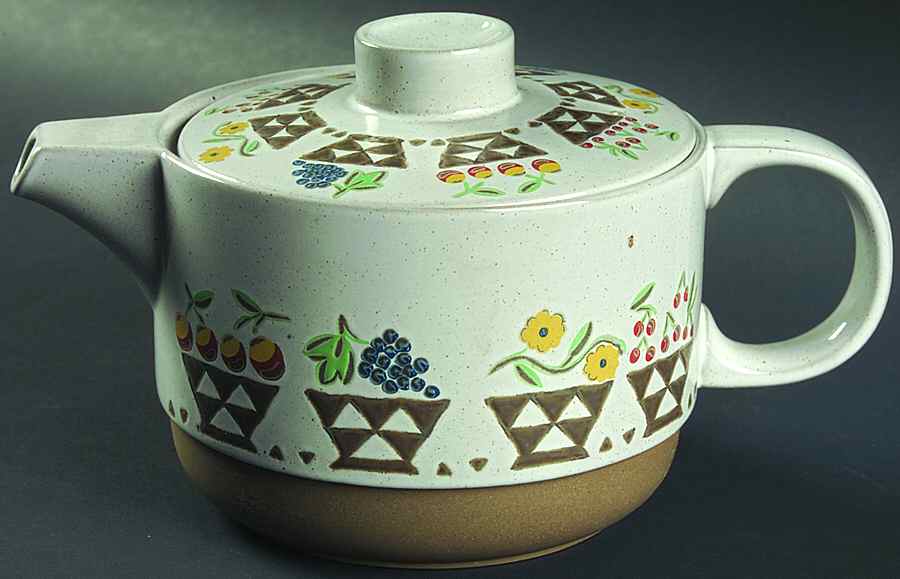 Terrene Teapot & Lid by W R Midwinter Ltd-1