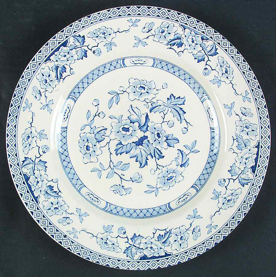 Windsor Blue Dinner Plate by W R Midwinter Ltd-1