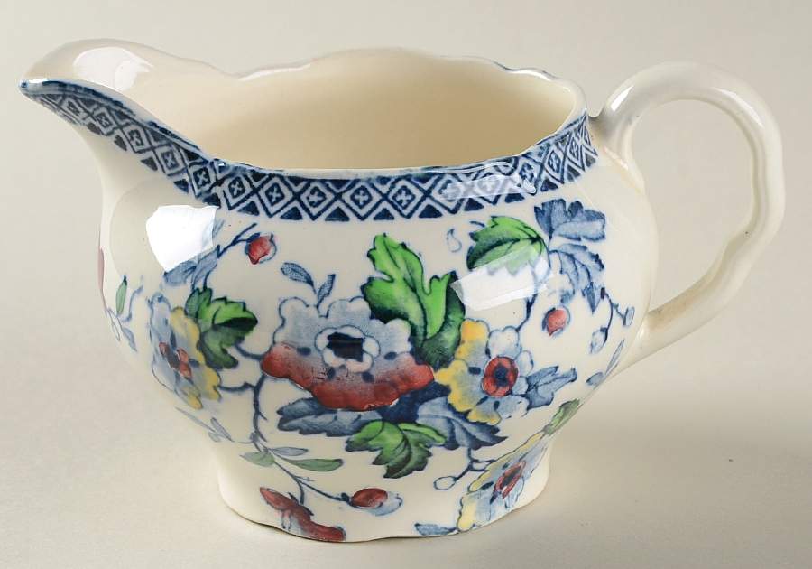 Windsor Blue Multicolor Creamer by W R Midwinter Ltd-1