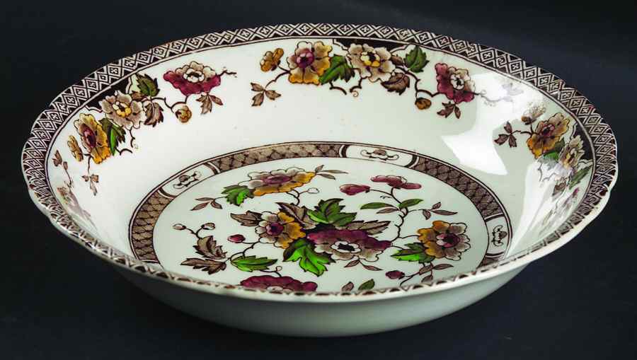 Windsor Brown Multicolor Coupe Soup Bowl by W R Midwinter Ltd-1