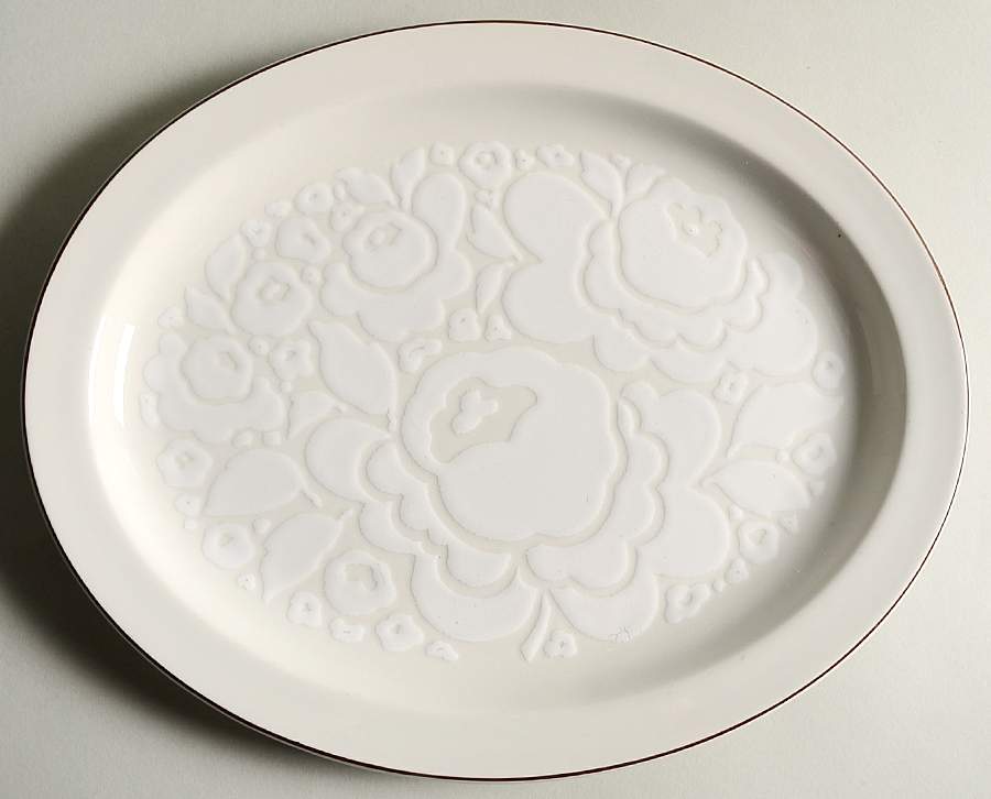 Winter 12" Oval Serving Platter by W R Midwinter Ltd-1