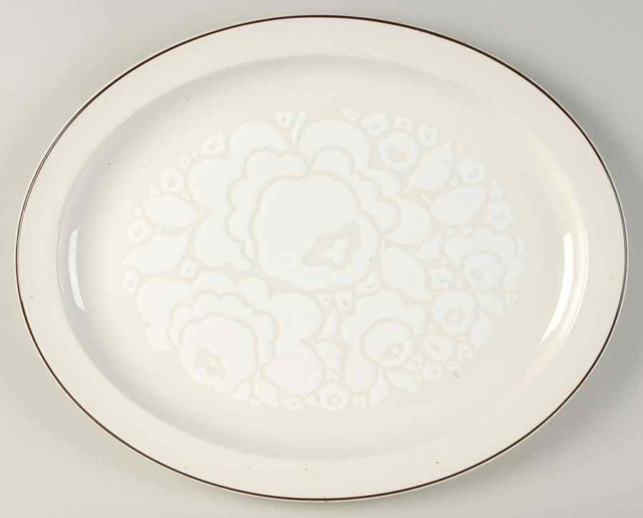 Winter 13" Oval Serving Platter by W R Midwinter Ltd-1