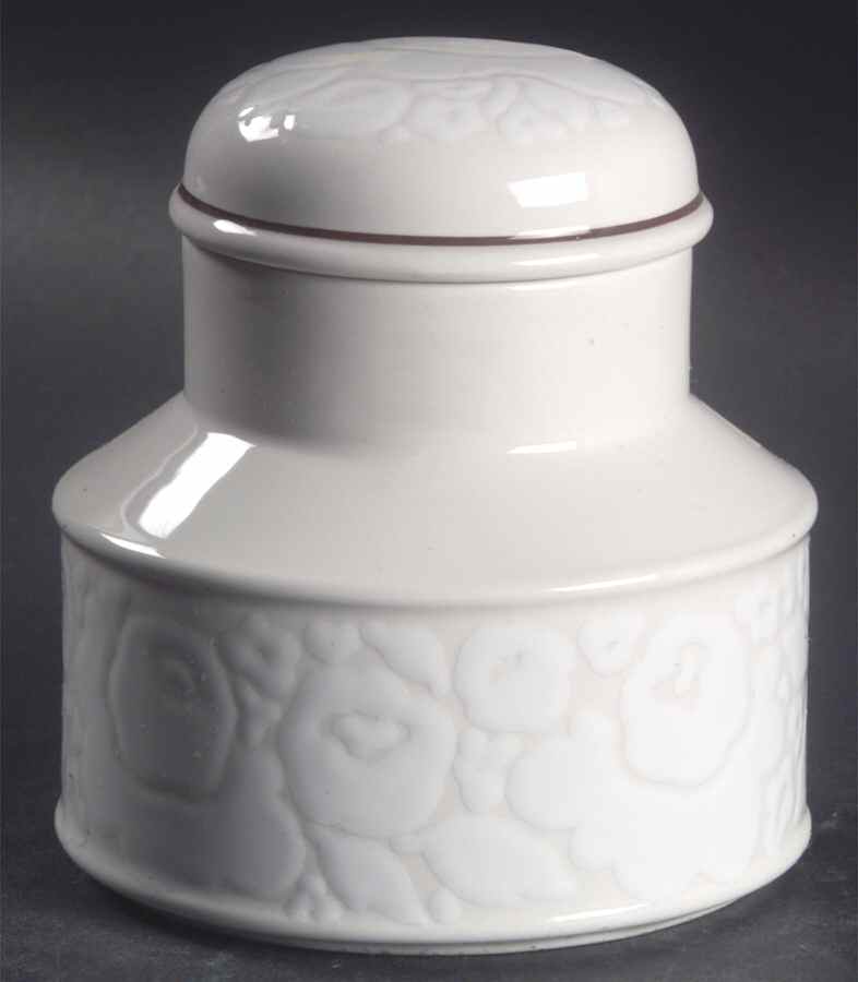 Winter Sugar Bowl & Lid by W R Midwinter Ltd-1