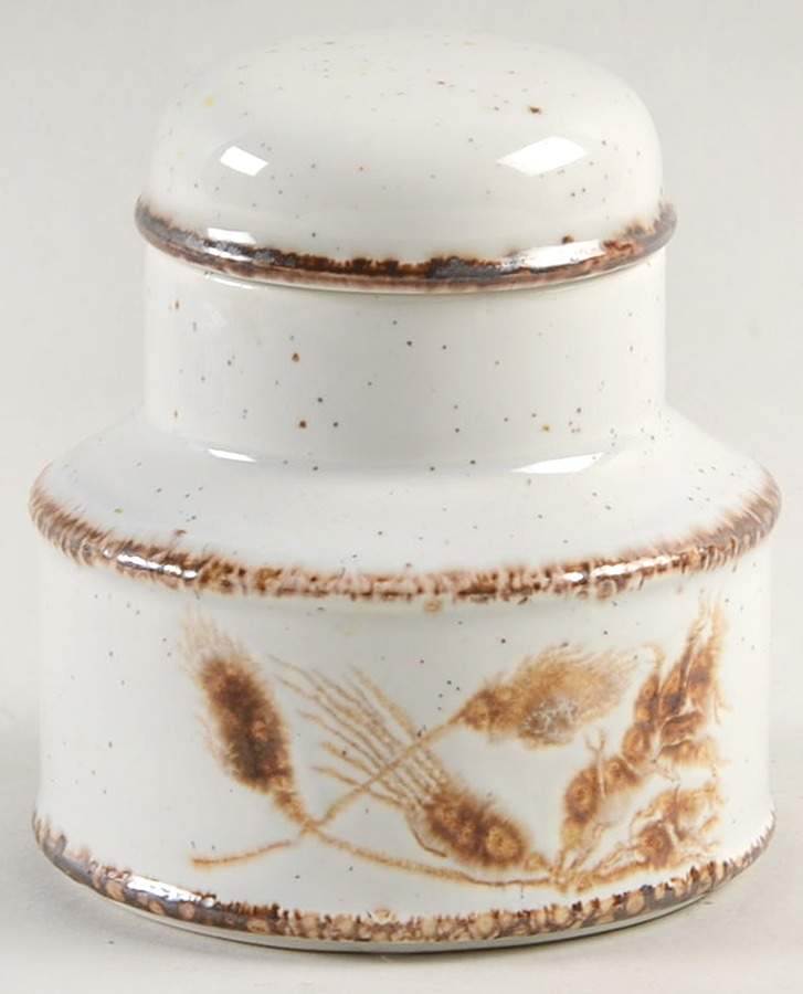 Wild Oats Stonehenge Mini Sugar Bowl & Lid by W R Midwinter Ltd-1