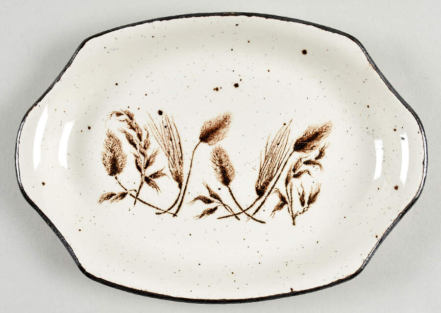 Wild Oats Stonehenge Square Butter No Lid by W R Midwinter Ltd-1