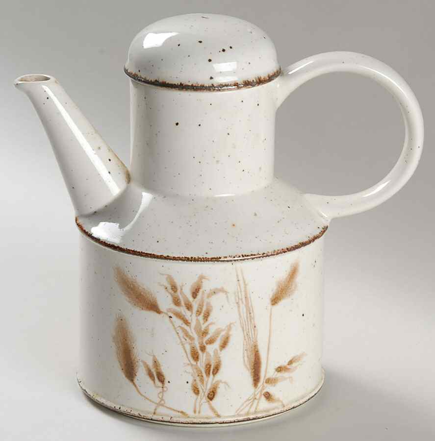 Wild Oats Stonehenge Coffee Pot & Lid by W R Midwinter Ltd-1