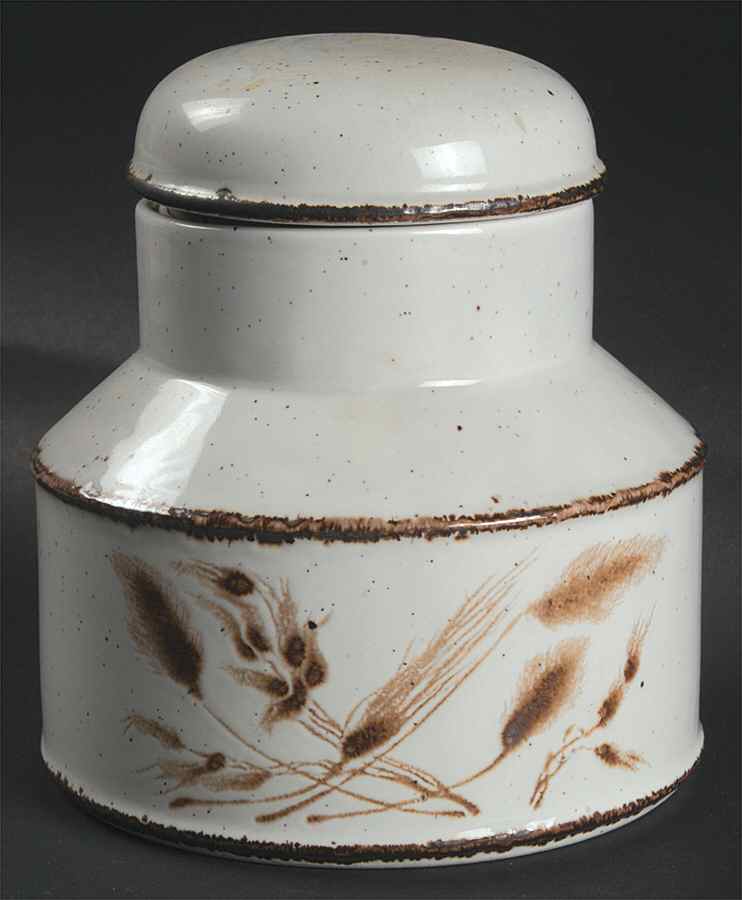Wild Oats Stonehenge 4" Storage Jar & Lid by W R Midwinter Ltd-1