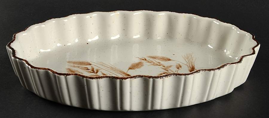 Wild Oats Stonehenge 11" Oval Flan by W R Midwinter Ltd-1