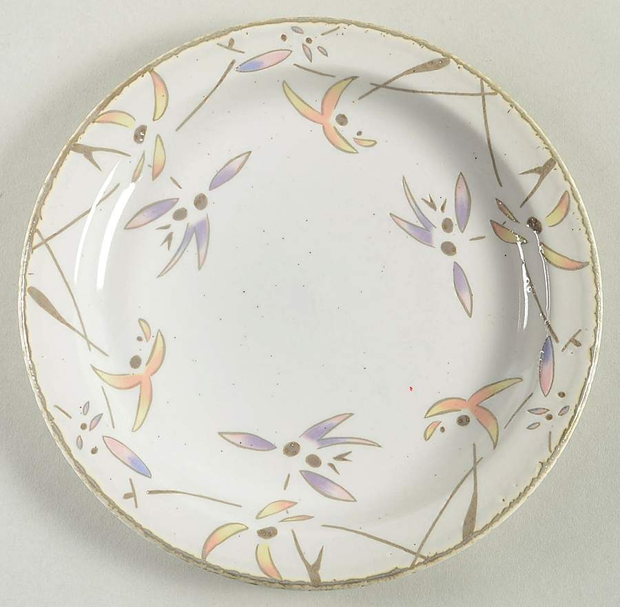 Wild Orchid Bread & Butter Plate by W R Midwinter Ltd-1