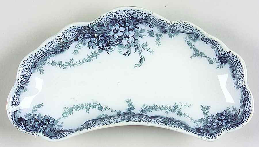 Albemarle-Medway Blue (Transferware) Bone Dish by Alfred Meakin-1