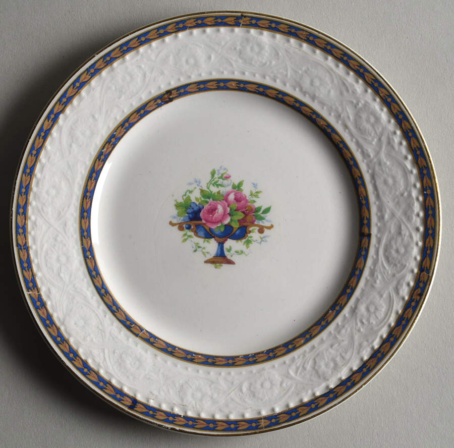 Argyle Bread & Butter Plate by Alfred Meakin-1