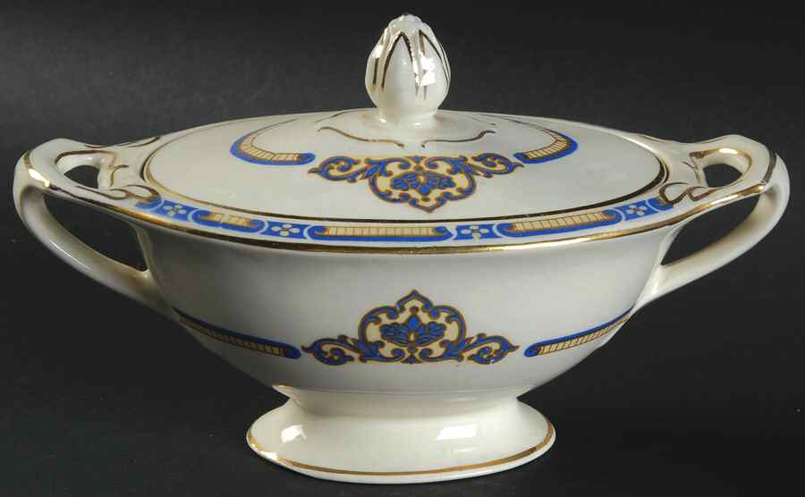 The Belmont Sugar Bowl & Lid by Alfred Meakin-1
