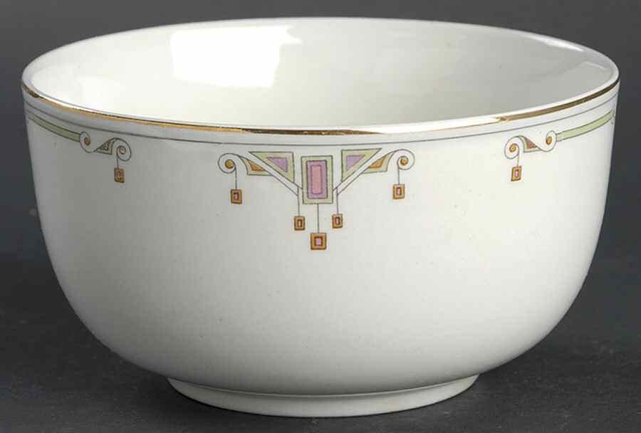 Berkeley Cranberry Bowl by Alfred Meakin-1