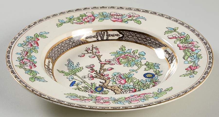 Bengal Tree Rim Soup Bowl by Alfred Meakin-1