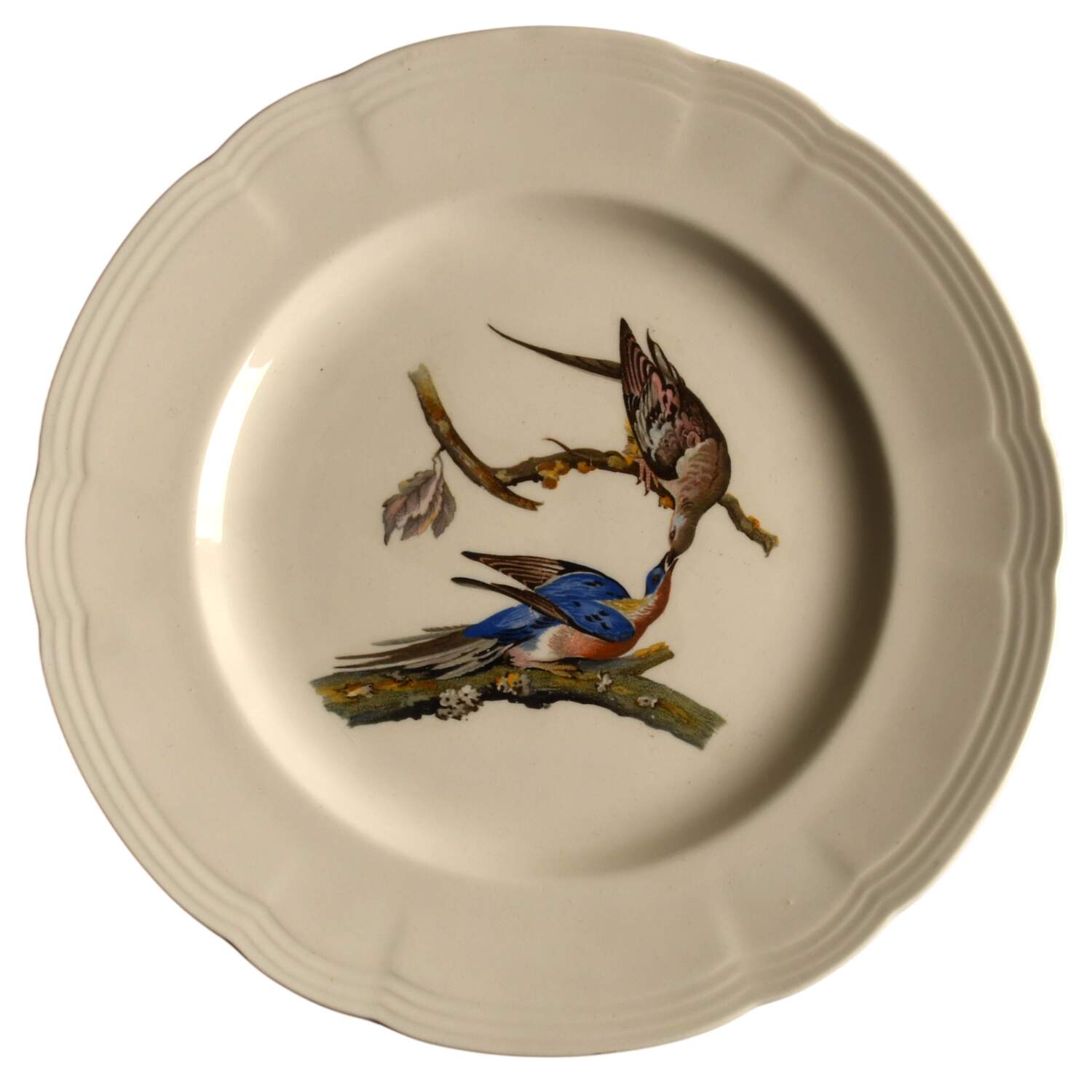 Birds of America (Embossed Ring Rim) Luncheon Plate by Alfred Meakin-1