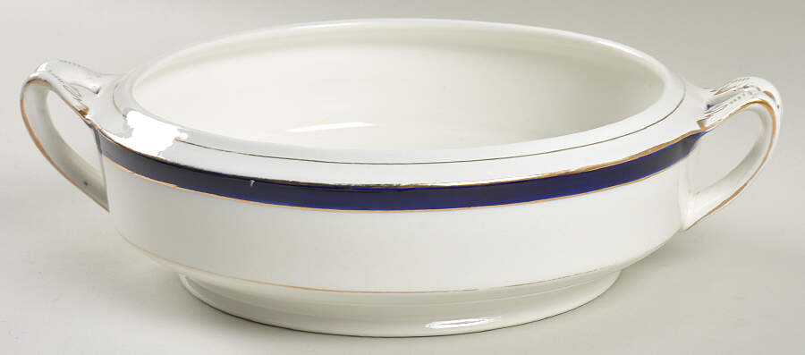 Bleu De Roi Round Vegetable No Lid by Alfred Meakin-1