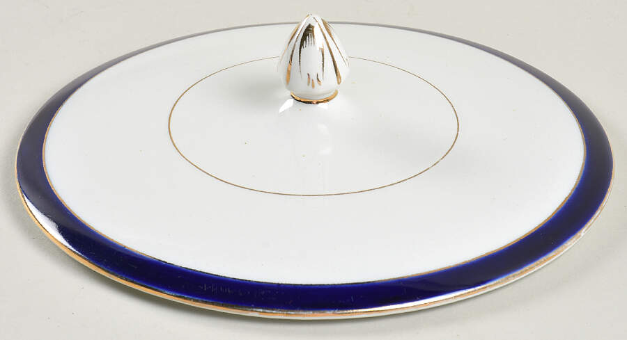 Bleu De Roi Lid for Round Vegetable by Alfred Meakin-1