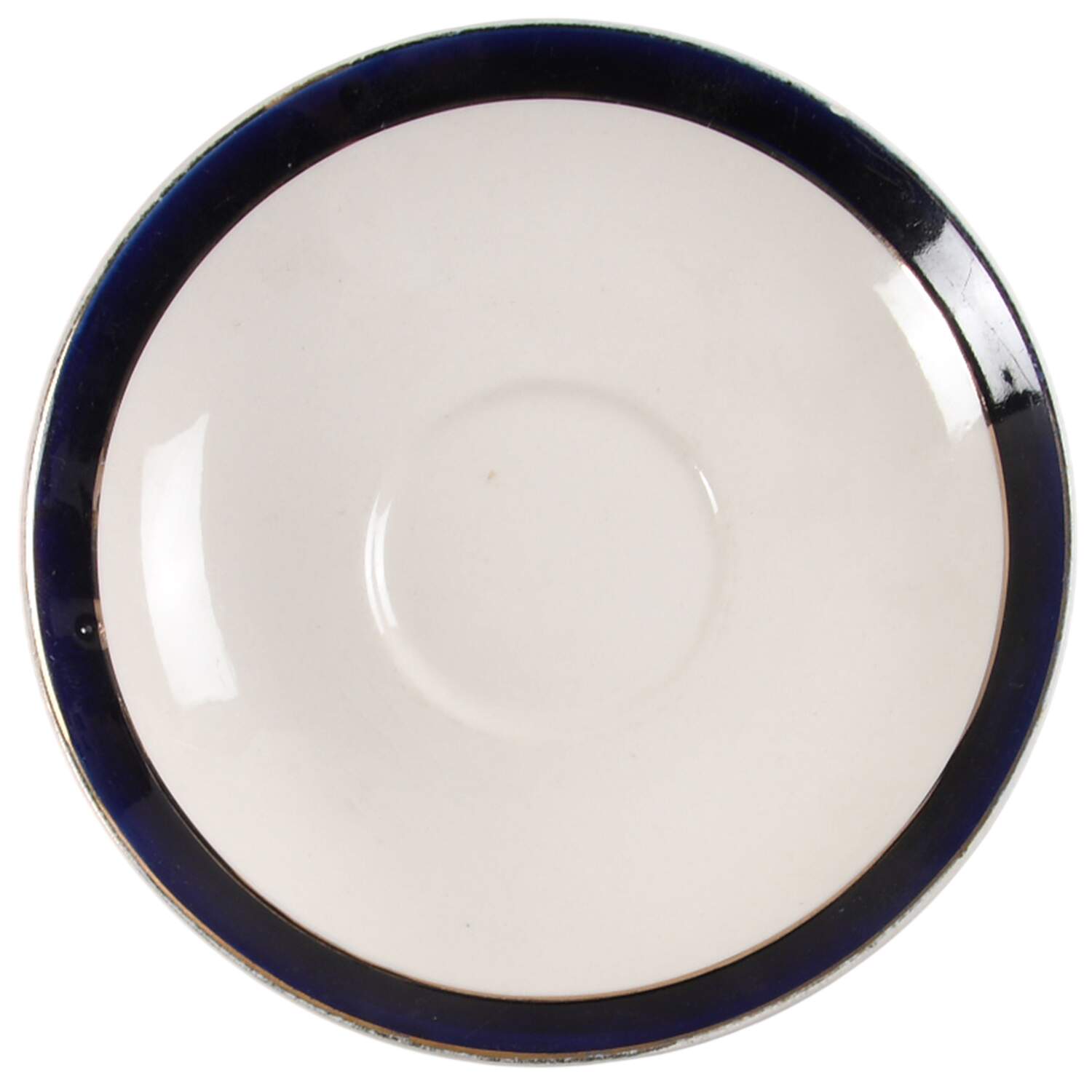 Bleu De Roi Saucer for Flat Cup by Alfred Meakin-1