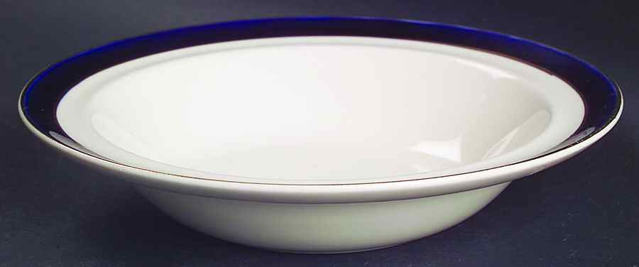 Bleu De Roi Rim Cereal Bowl by Alfred Meakin-1