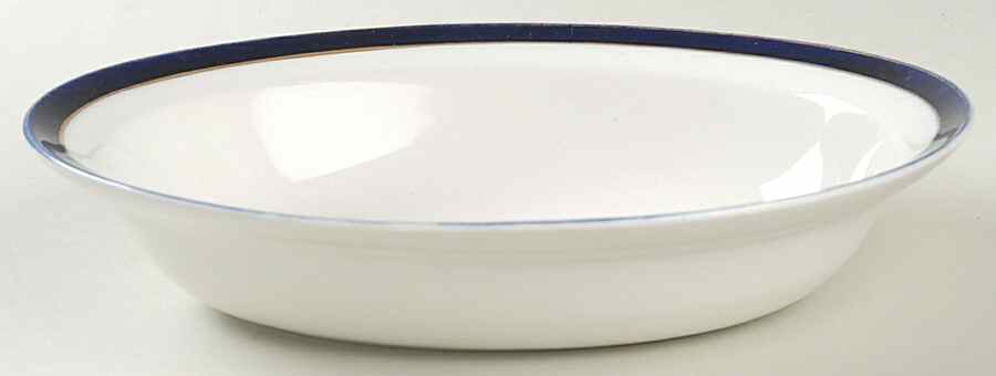 Bleu De Roi 8" Oval Vegetable Bowl by Alfred Meakin-1