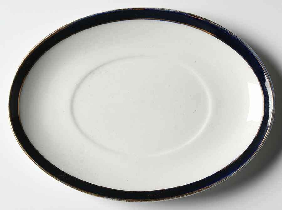 Bleu De Roi Underplate for Gravy Boat by Alfred Meakin-1