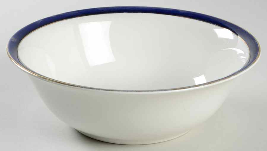 Bleu De Roi 8" Round Vegetable Bowl by Alfred Meakin-1