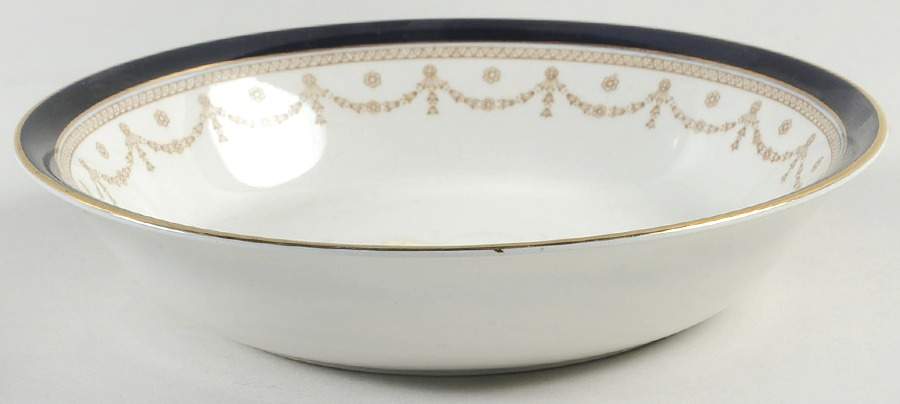 Bleu De Roi 2 Coupe Soup Bowl by Alfred Meakin-1