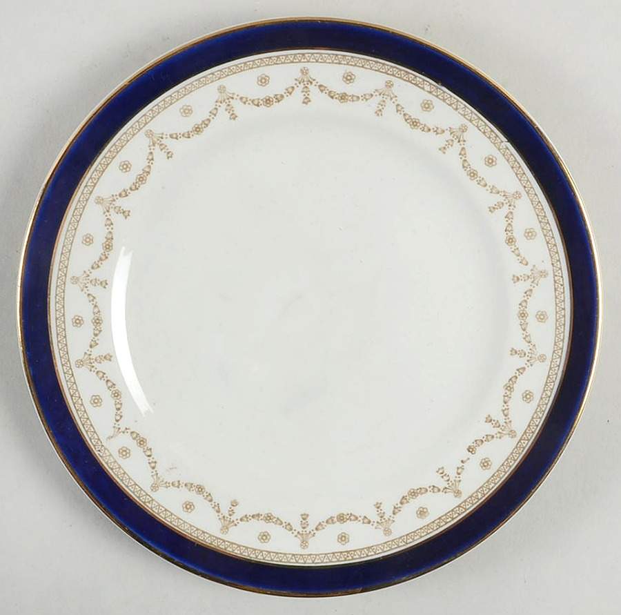 Bleu De Roi 2 Dessert/Pie Plate by Alfred Meakin-1