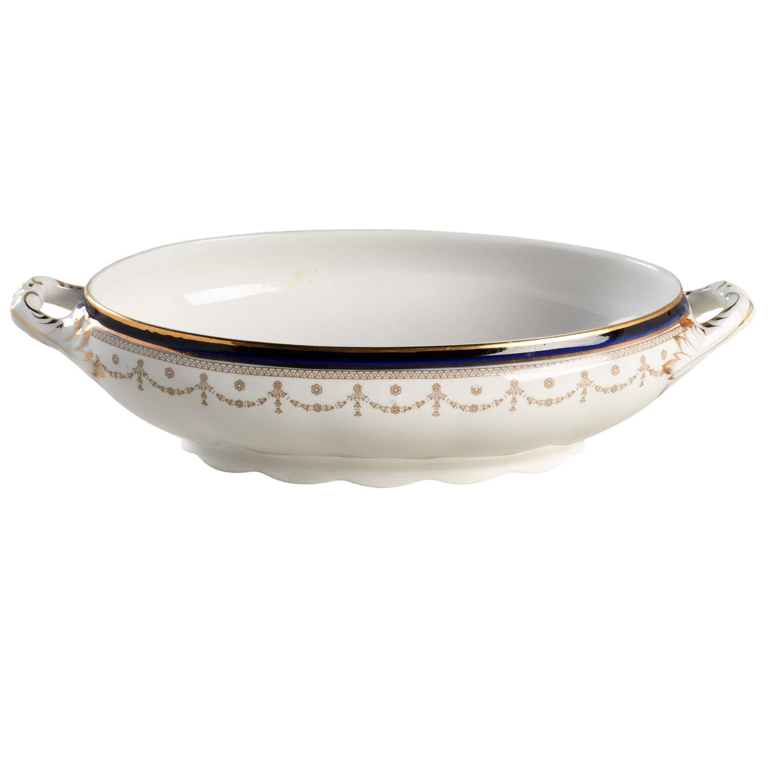 Bleu De Roi 2 Oval Vegetable No Lid by Alfred Meakin-1